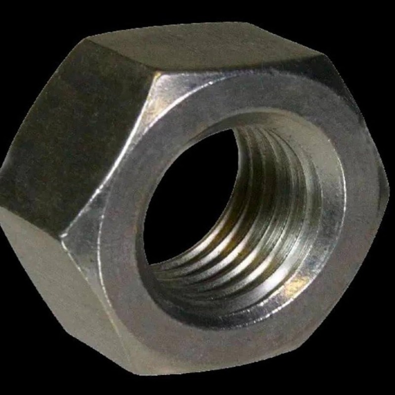 MS Metallic Grey Hex Nut - Mild Steel, 10x10 mm and 10x11 mm Sizes, Metallic Grey Color | Ideal for Connecting Metal and Wood Components