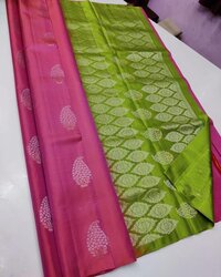 Soft Lichi Silk Cloth Saree