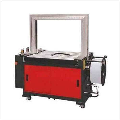 Fully Automatic Strapping Machine - Mild Steel, Red Color | Automatic Operation, Enhanced Durability