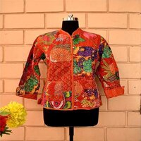 PRINT PATCH KANTHA JACKET