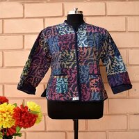 INDIGO BLOCK JACKET