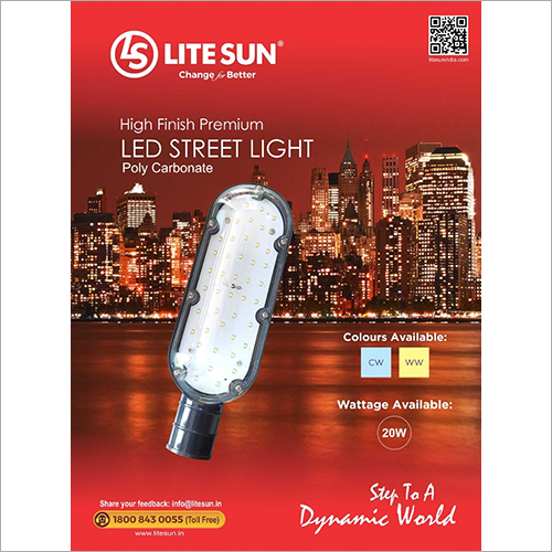 High Finish Premium Poly Carbonate Street Light