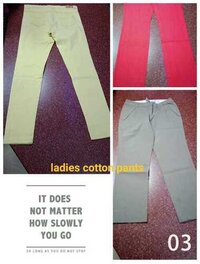 imported secondhand one time used ladies / women cottan pant