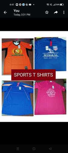 imported secondhand one time used men's sports t-shirts