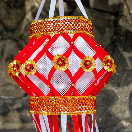 Aakash Diva Paper Lantern Kandil Lamp