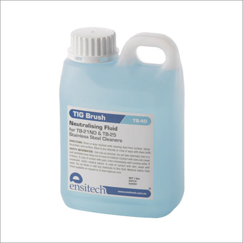 TB-40 Neutralising Fluid For TB-21ND And TB-25 Stainless Steel Cleaners