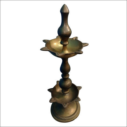 Easy To Clean Brass Diya Stand