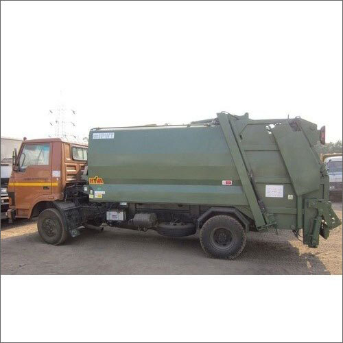 Semi-Automatic Rear End Loading Garbage Compactor