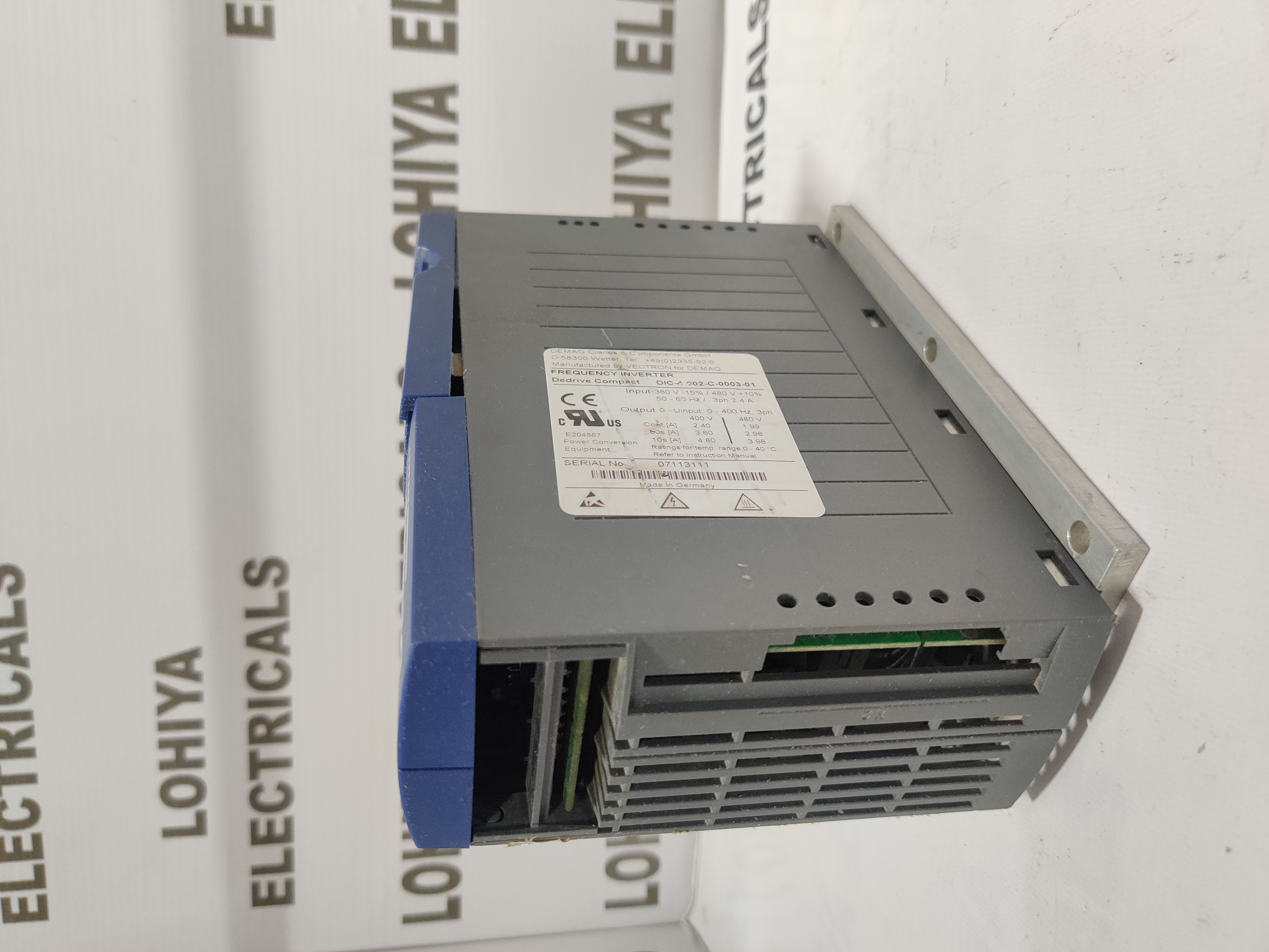 DEMAG DIC-4-002-C-0003-01 FREQUENCY INVERTER DRIVES