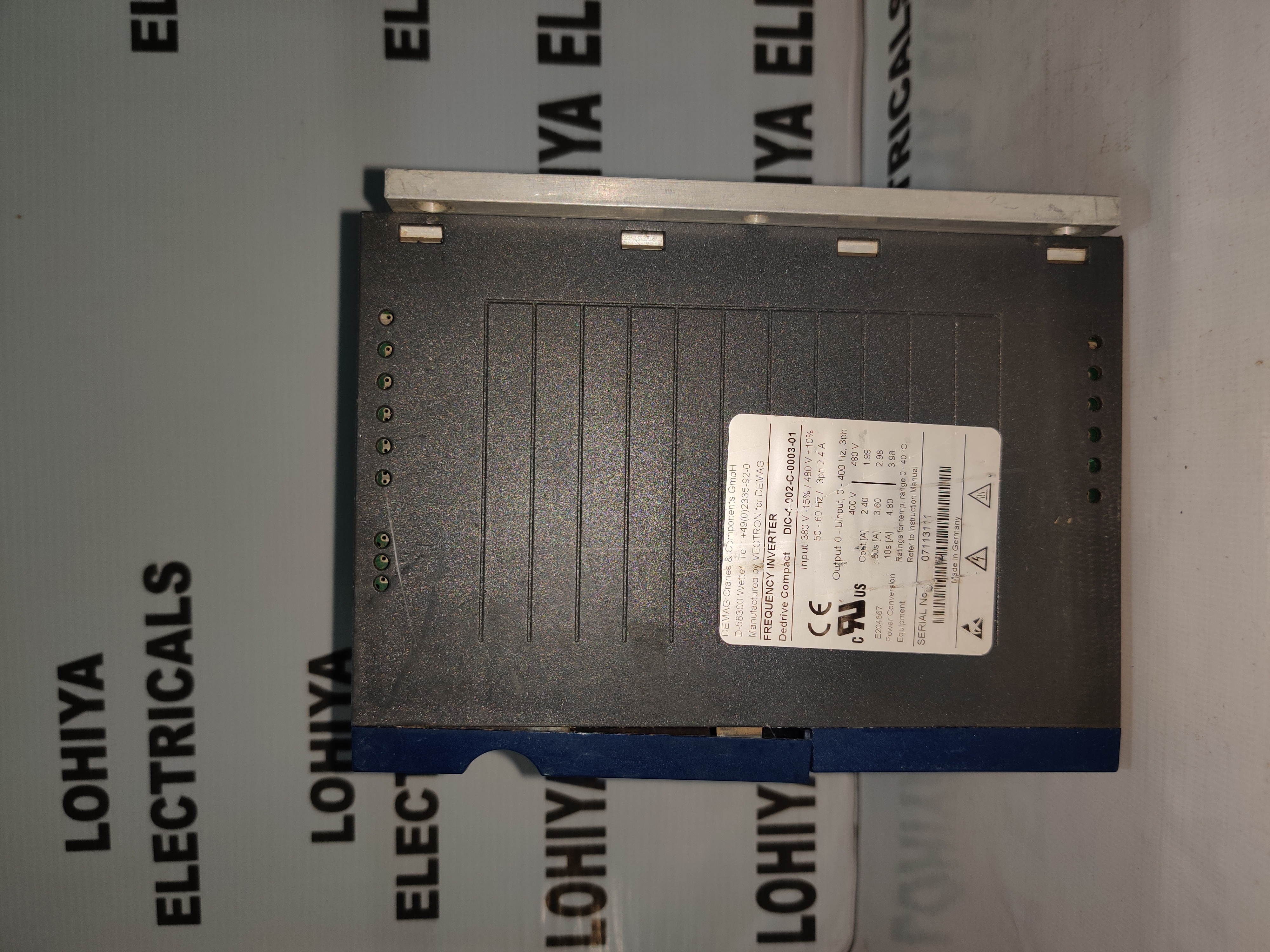 DEMAG DIC-4-002-C-0003-01 FREQUENCY INVERTER DRIVES