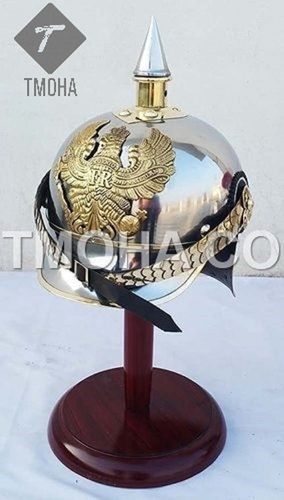 Iron Medieval Armor Helmet Helmet Knight Helmet Crusader Helmet Ancient Helmet German Pickelhaube Helmet Ah0235