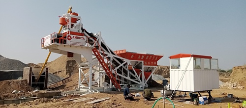 Horizontal Concrete Mixing Plant