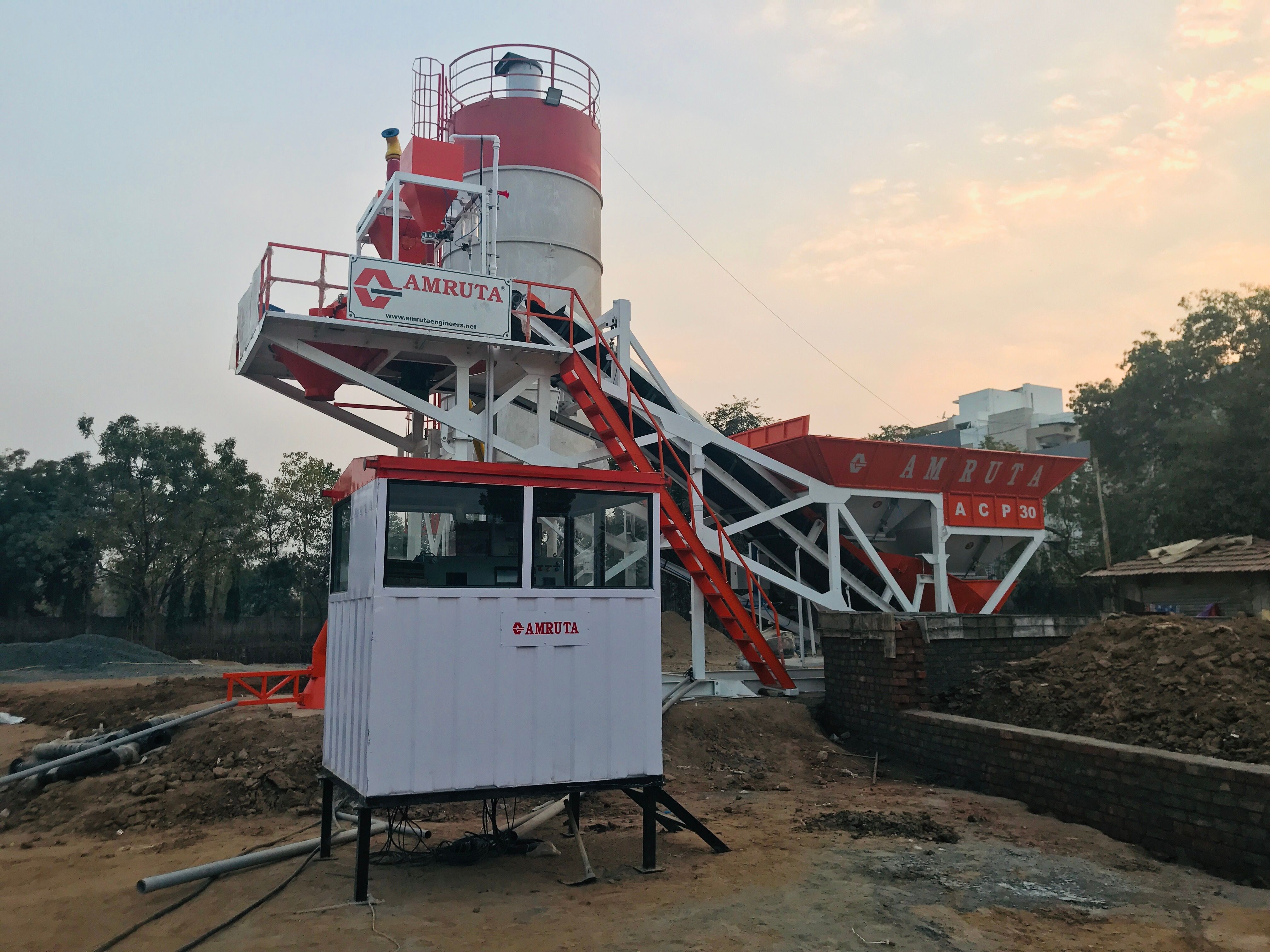 Concrete Batching Mixing Plant