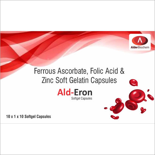 Ferrous Ascorbate Folic Acid And Zinc Soft Gelatin Capsules General Medicines