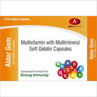Multivitamin With Multimineral Soft Gelatin Capsules General Medicines