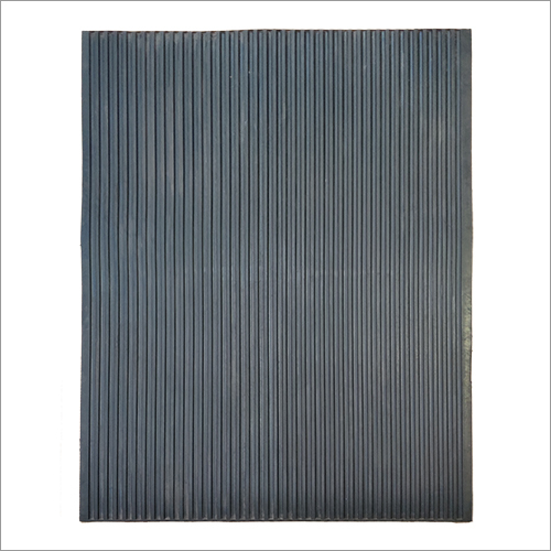 Ameobic Groove Straight Rubber Mat