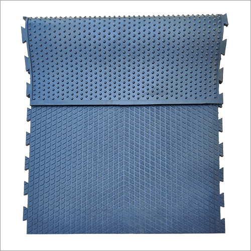 Diamond Button Interlock Rubber Mat