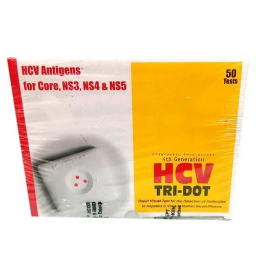  HCV TRI-DOT रैपिड विज़ुअल टेस्ट किट