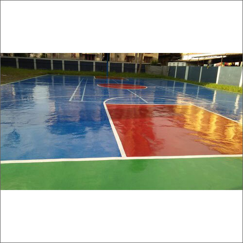 Scratchproof Basketball Court Epoxy Flooring Service By MM ENTERPRISE
