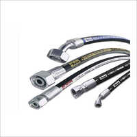 Spiral Hose Pipe - Stainless Steel, 1/2 Inches X 6 Meters, Black And Silver, Rigid Hardness, Ideal For Industrial Applications