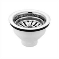 4 Inch Kitchen Sink Waste Coupling - Round Shape, Corrosion And Rust Resistant, High Durability For Residential And Commercial Kitchens
