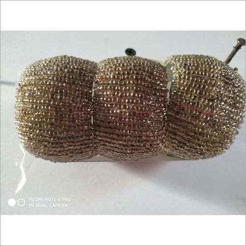 Golden Beaded Designer Napkin Ring