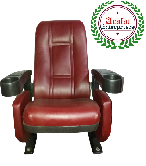Red Tip Up Auditorium Chair