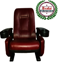 Red Tip Up Auditorium Chair
