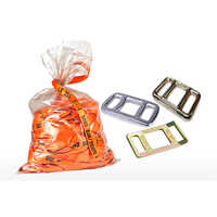 Woven Lashing Belts - Color: White & Orange