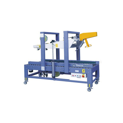 Carton Sealer Machine - Mild Steel Automatic Operation Blue Color | Durable Heavy Duty Rust Proof Highly Efficient Variable Size Compatibility