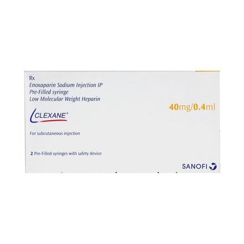 Clexane (Enoxaparin) 40Mg/0.4Ml Injection Ingredients: Enoxaparin (40Mg)