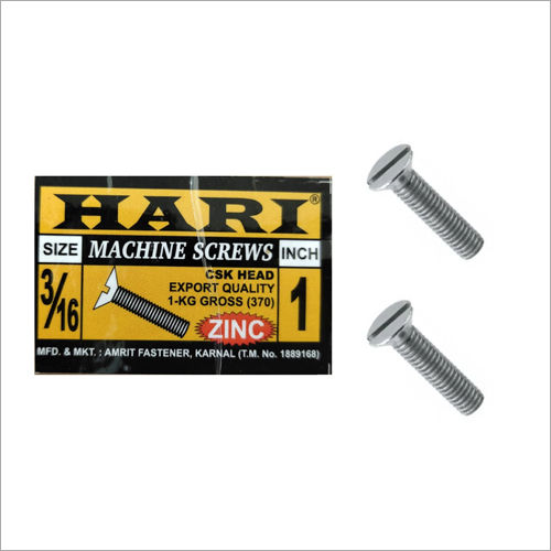 Silver Machine Screw