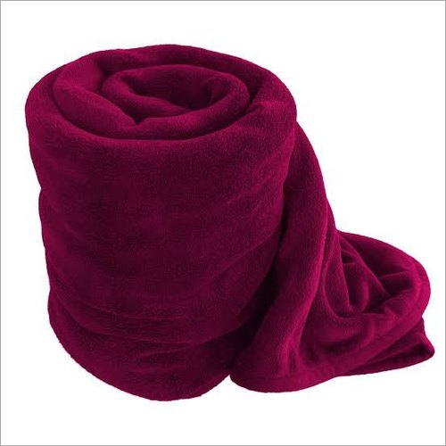 Plain Fleece Blanket By BED COOUTURE