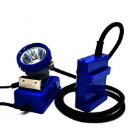 17000Lx LED miner cap lamp KOMBA RD400 corded mining safety light