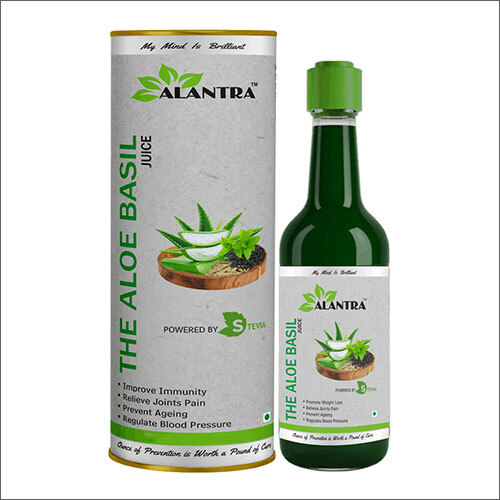 Aloe Vera Basil Seed Juice