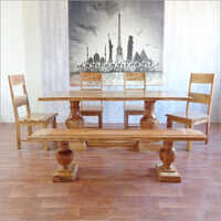 Antique Curved Dining Table