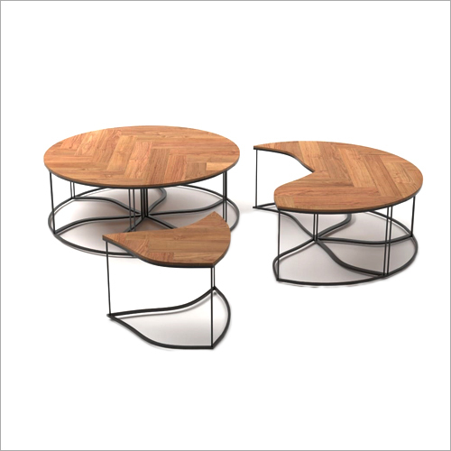 Eco-Friendly Set Of Three Nesting Table