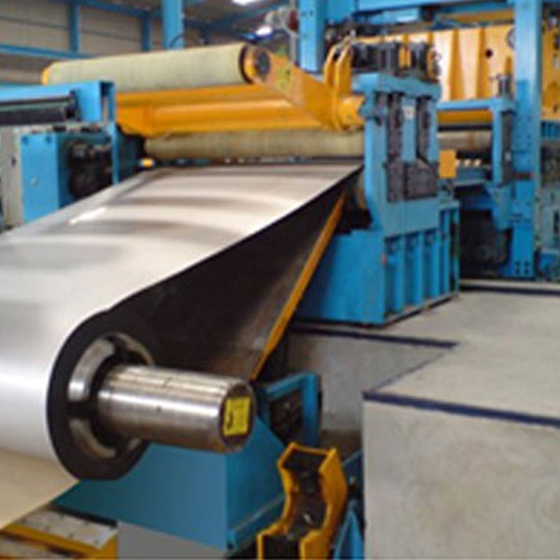 Blue Tin Plate Alumunium Cut To Length Machine