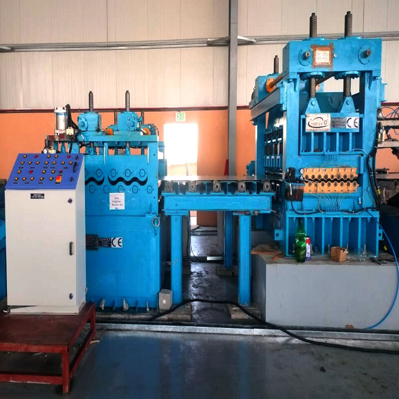 Tin Plate Alumunium Cut To Length Machine - Color: Blue