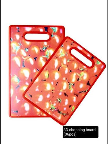 Pvc Kitchen Chopping Board For Cutting  Fruits Etc Plastic Cutting Board  Multicolor Pack Of 1 Dishwasher Safe
