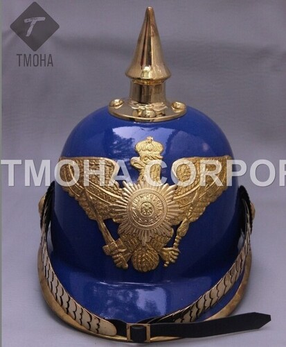 Medieval Ancient Helmet Pickelhaube Leather AH0253