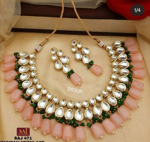 Kundan jewelry necklace
