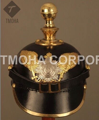 Medieval Ancient Helmet Pickelhaube Leather AH0273
