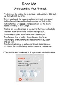 Air Purifier Face Mask