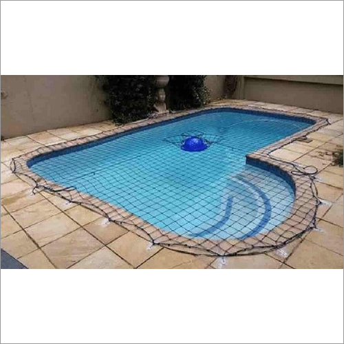 Swimming Pool Safety Net - Polyester Material, Commercial Usage | Essential Barrier Preventing Children, Pets From Pool Access & Debris Entry
