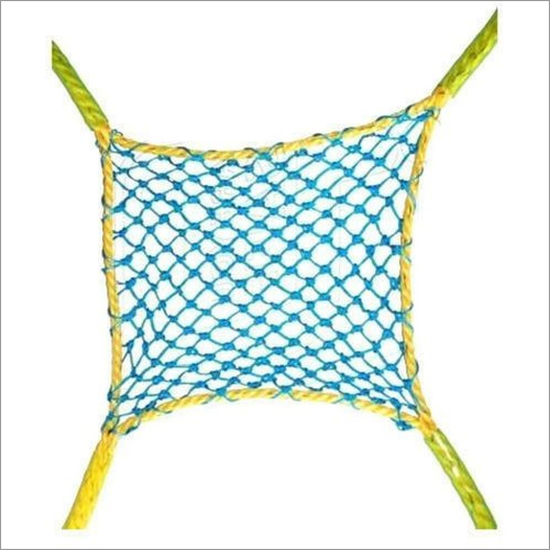 Double Cord Safety Net - Polyester Material, Various Diameters Available | Lightweight Design, Enhanced Knot Flexibility for Industrial Use