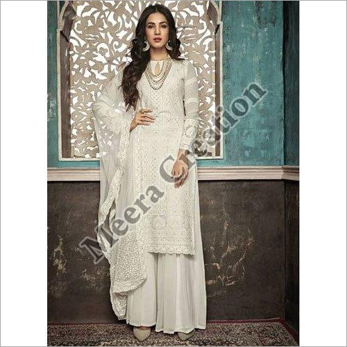 Ladies Party Wear Palazzo Suit