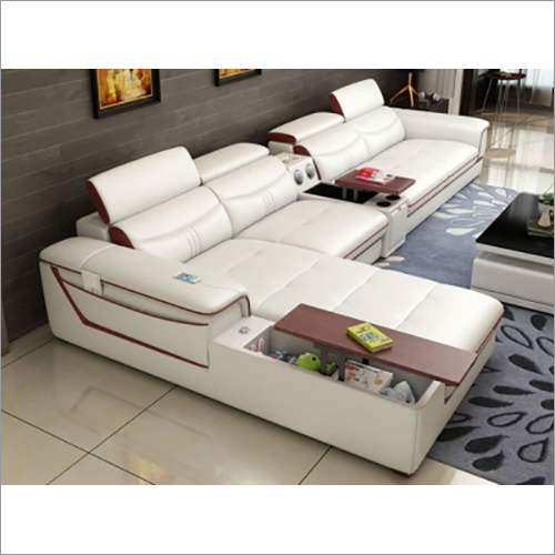 White Living Room Sofa Set By S K FURNITURE AND DECORATORS