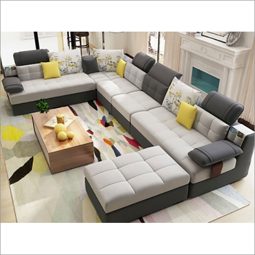 U Shaped Comfortable Sofa Set By S K FURNITURE AND DECORATORS