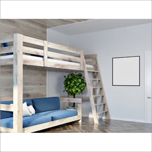 Wooden Loft Bed By S K FURNITURE AND DECORATORS